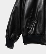 A.PRESSE 2026 Style1 "Leather Harrington Jacket"