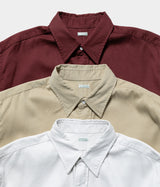 A.PRESSE 2026 Style1 "Double Weave Twill Regular Collar Shirt"