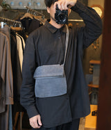 Hender Scheme "pig flap shoulder bag small"