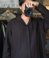 YOKO SAKAMOTO "OPEN COLLAR SHIRT"