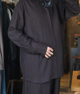 YOKO SAKAMOTO "OPEN COLLAR SHIRT"