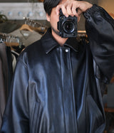 SSSTEIN 26SS "SHEEP LEATHER ZIP SHORT JACKET"