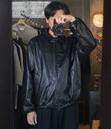 SSSTEIN 26SS "LAMBS LEATHER LIGHT ZIP JACKET"