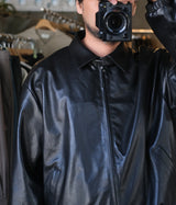 SSSTEIN 26SS "LAMBS LEATHER LIGHT ZIP JACKET"