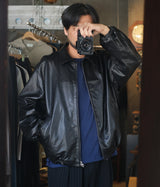 SSSTEIN 26SS "LAMBS LEATHER LIGHT ZIP JACKET"