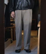 YOKE 26SS "1pleated Wide Tapered Trousers"