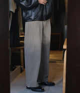 YOKE 26SS "1pleated Wide Tapered Trousers"
