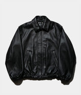 SSSTEIN 26SS "SHEEP LEATHER ZIP SHORT JACKET"