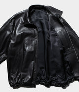 SSSTEIN 26SS "LAMBS LEATHER LIGHT ZIP JACKET"