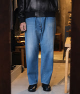 A.PRESSE 2026 Style1 "No.22 Washed Wide Denim Pants"