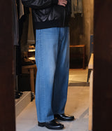 A.PRESSE 2026 Style1 "No.22 Washed Wide Denim Pants"