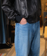 A.PRESSE 2026 Style1 "No.22 Washed Wide Denim Pants"