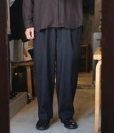 YOKO SAKAMOTO "DOUBLE PLEATED WIDE EASY PANTS"