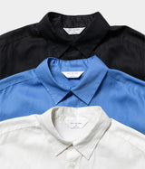 STILL BY HAND "SH05261"Garment-dye over shirt