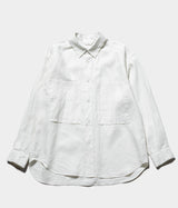 STILL BY HAND "SH05261"Garment-dye over shirt