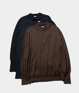 A.PRESSE 2026 Style1 "Cotton Knit L/S Polo Shirts"
