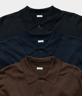 A.PRESSE 2026 Style1 "Cotton Knit L/S Polo Shirts"