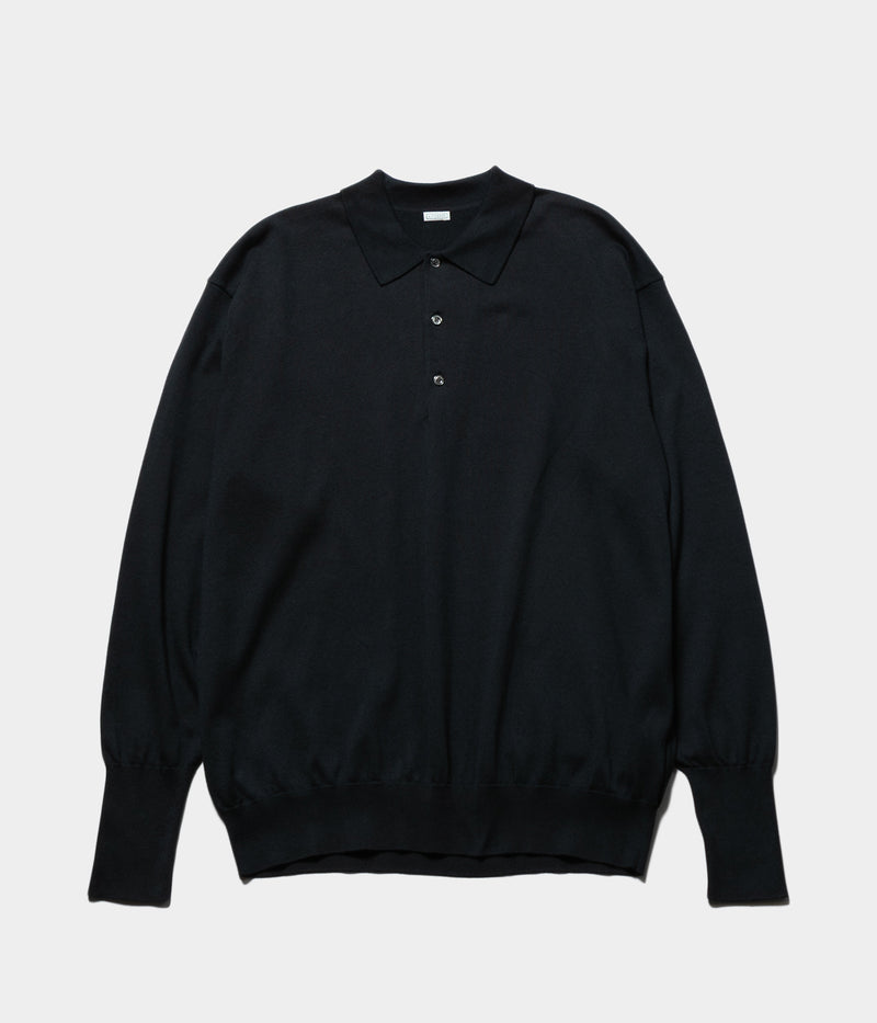 アプレッセ Cotton Knit L/S Polo サイズ1 A.PRESSE 2026 Style1 
