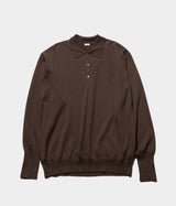 A.PRESSE 2026 Style1 "Cotton Knit L/S Polo Shirts"