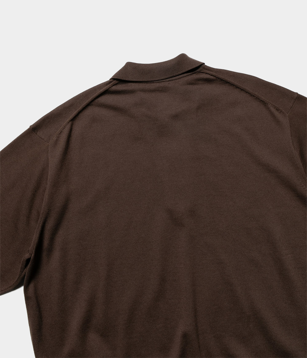 アプレッセ | Cotton Knit L/S Polo | 1 A.PRESSE 2026 Style1 