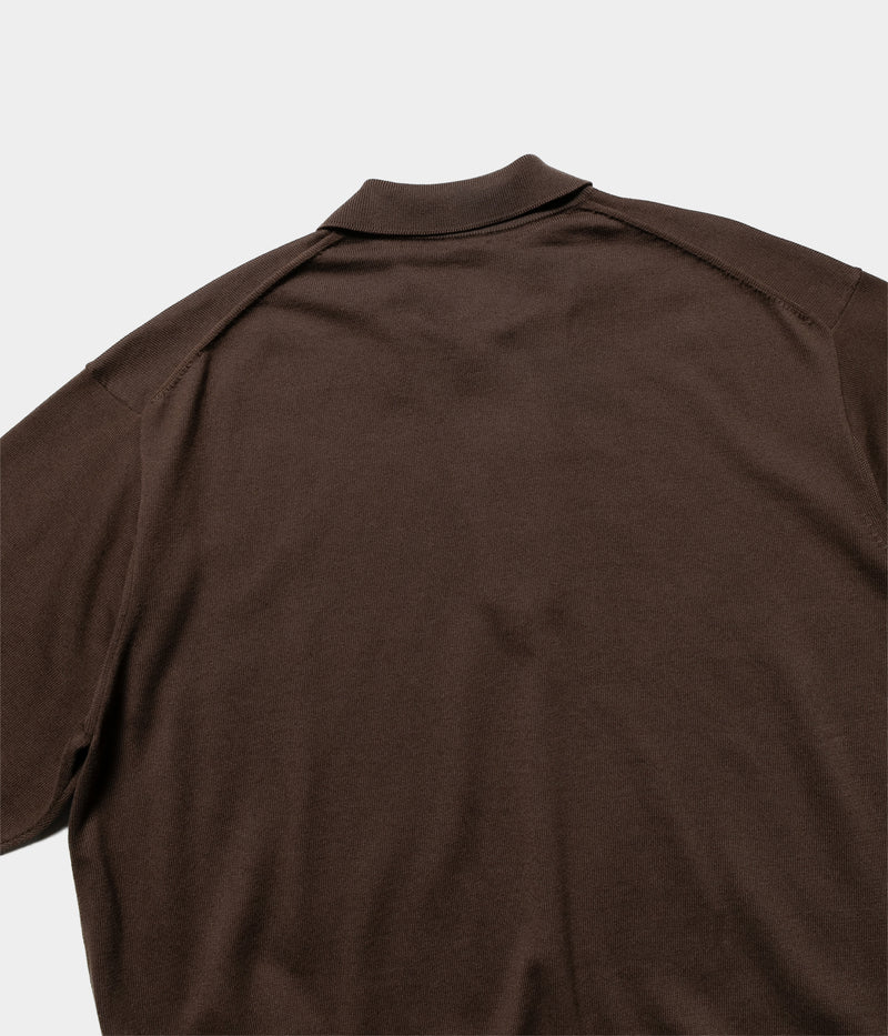 アプレッセ | Cotton Knit L/S Polo | 1 A.PRESSE Cotton Knit L/S Polo Shirts 2月7日(土)新作発売！ | 7831