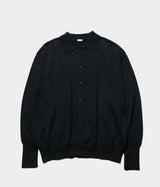 A.PRESSE 2026 Style1 "Cotton Knit Polo Collar Cardigan"