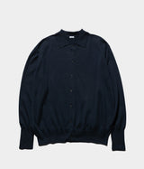 A.PRESSE 2026 Style1 "Cotton Knit Polo Collar Cardigan"