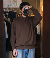 A.PRESSE 2026 Style1 "Cotton Knit L/S Polo Shirts"