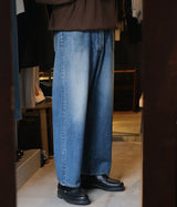 A.PRESSE 2026 Style1 "No.22 Washed Wide Denim Pants"