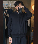A.PRESSE 2026 Style1 "Cotton Knit Polo Collar Cardigan"