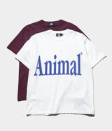 STUDIO ANIMALS "Animals Letter T-Shirt Solid Print"