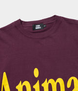 STUDIO ANIMALS "Animals Letter T-Shirt Solid Print"