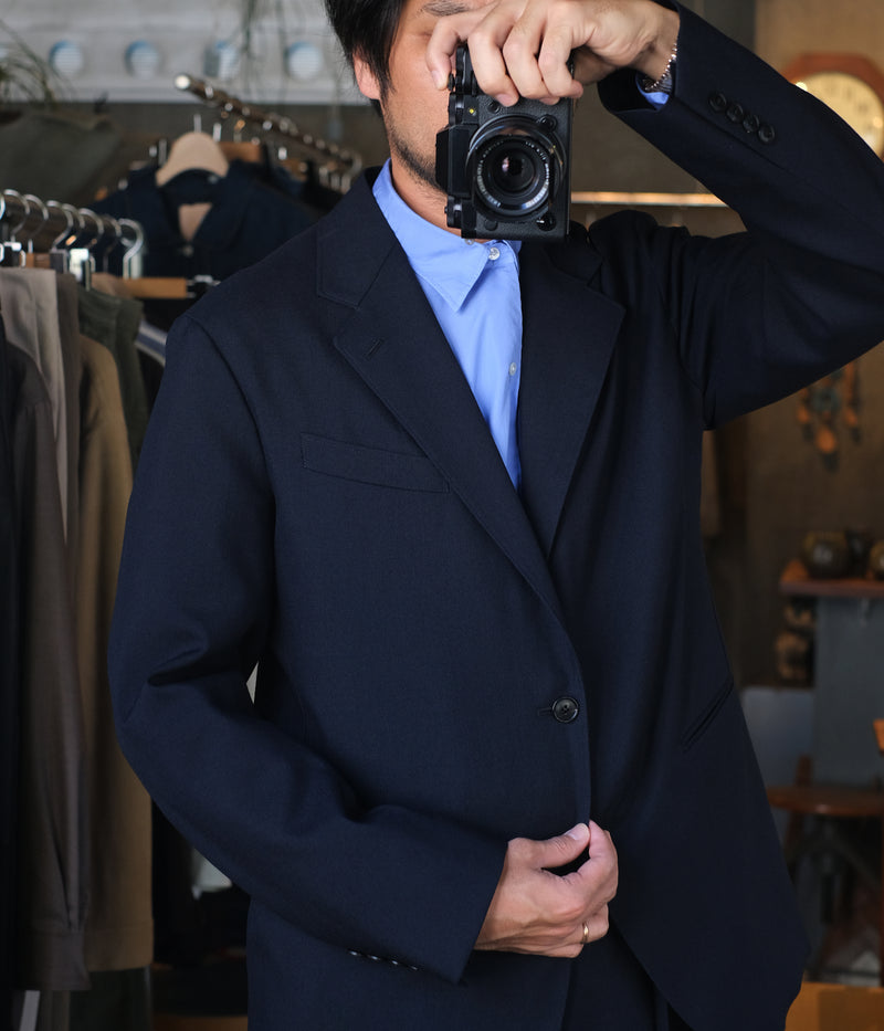 heugn e ウール ネイビー サイズ2 HEUGN Wool 2-B Jacket 