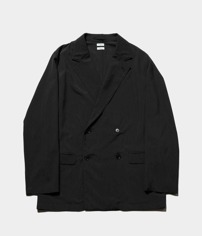 ジャケット・アウター yoke SIBLE DOUBLE-BREASTED COAT Olive linen double-breasted jacket, Made in Italy | Velasca