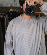 STILL BY HAND "CS04261" Striped long sleeve