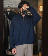 A.PRESSE 2026 Style1 "Vintage Light Weight Half Zip Sweatshirt"