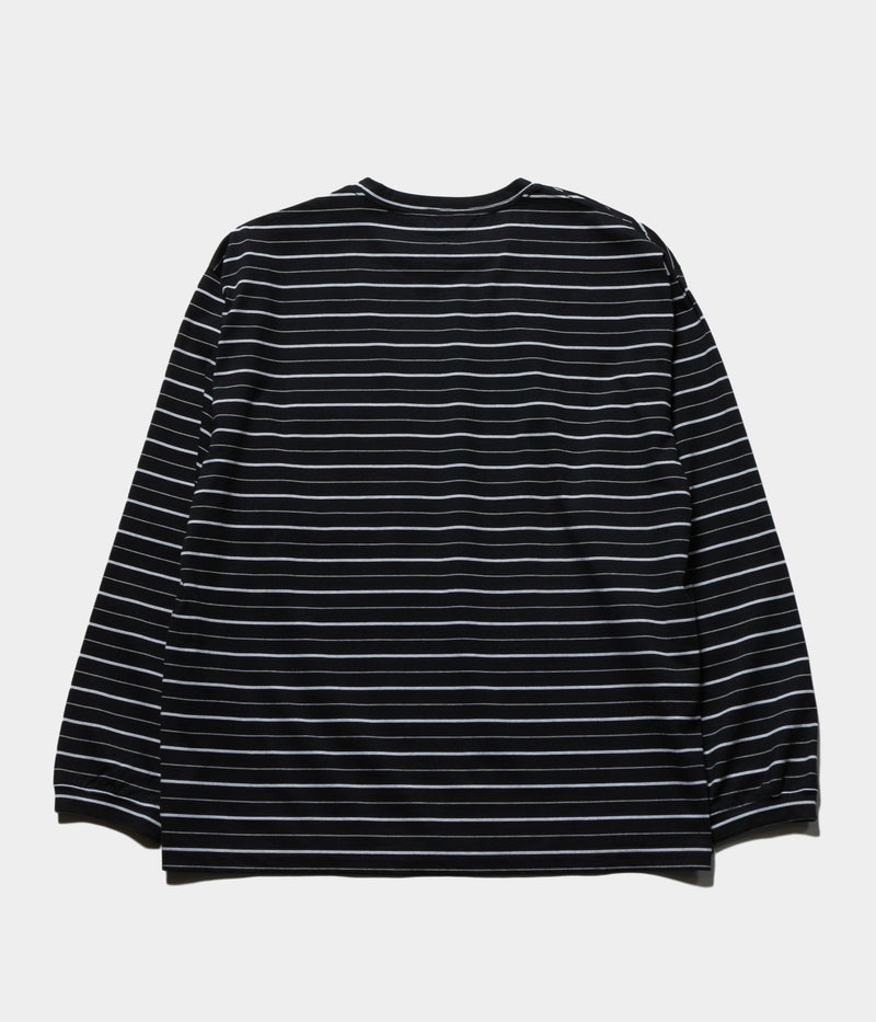 新品 STILL BY HAND Striped long sleeve 46 STILL BY HAND 