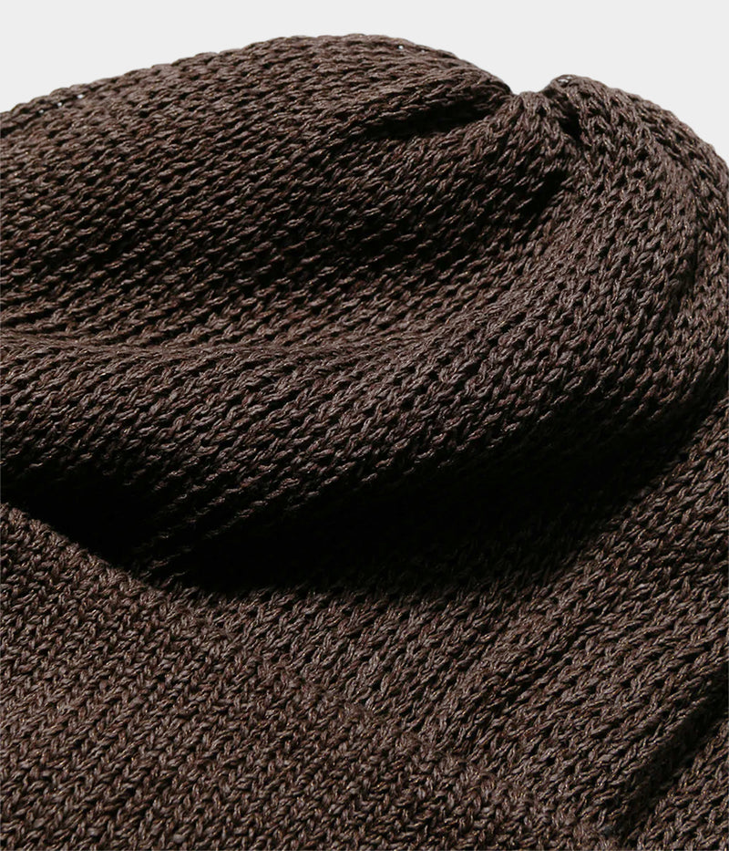 COMESANDGOES』和紙 5G STANDARD KNIT COMESANDGOES | 和紙 5G STANDARD KNIT / BLACK 5ゲージ和紙ニット