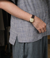 MITTAN "SH-157" OC 다색 슬라브 반소매 셔츠