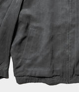 STILL BY HAND "BL05261" Pigment print zip up blouson