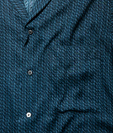 YOKE 26SS "Vintage Pattern Printed Open Collar Shirt"