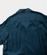 YOKE 26SS "Vintage Pattern Printed Open Collar Shirt"