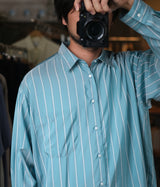 HEUGN "Alf silk green stripe"