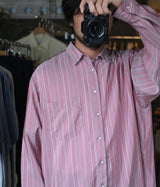 HEUGN "Alf silk wine stripe"