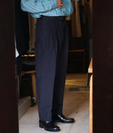 HEUGN "George COTTON POPLIN NAVY"