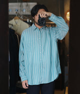 HEUGN "Alf silk green stripe"