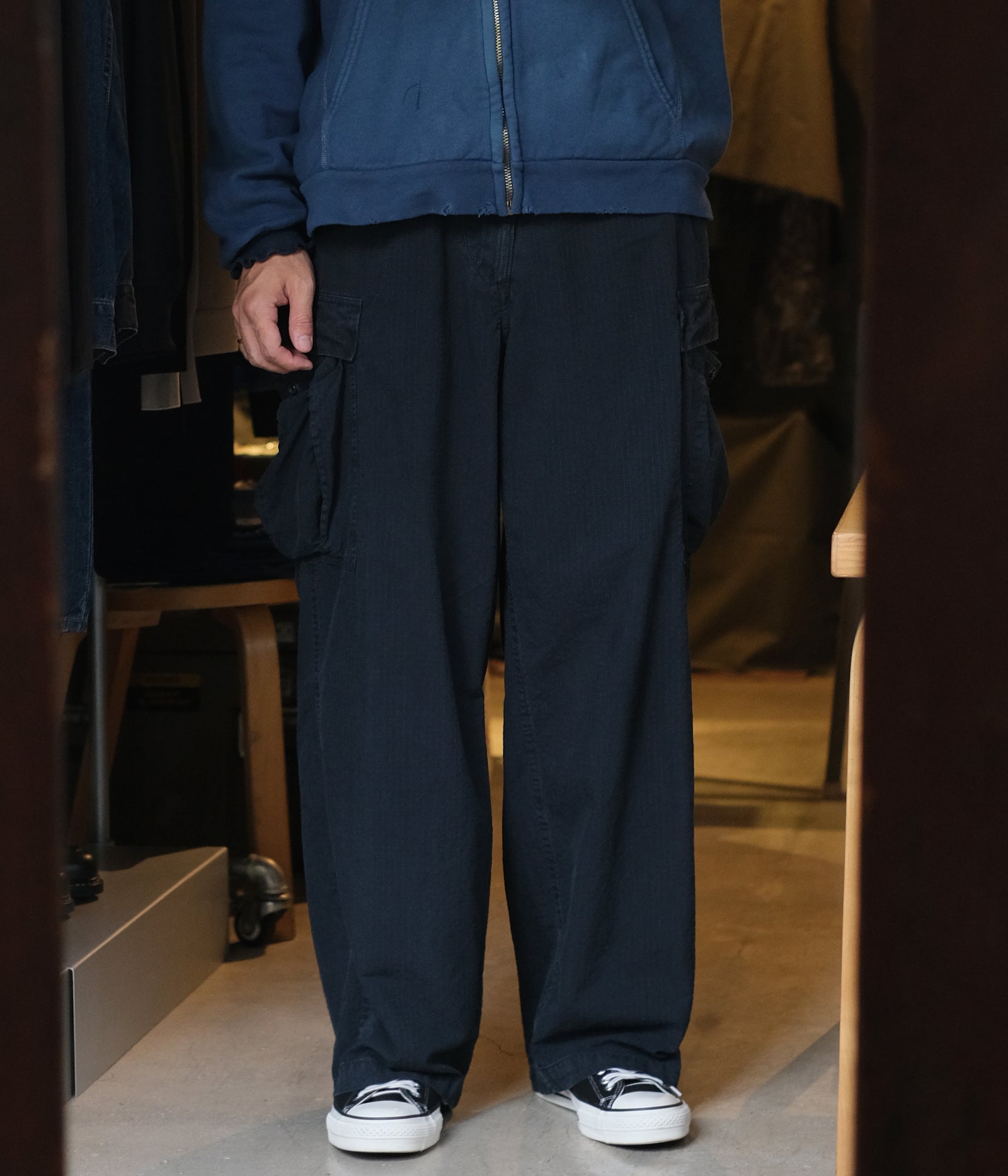 A.PRESSE VintageUSArmyM-51FieldPants 3ヨーガンレールJURGENLEHL 黒 