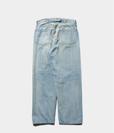 A.PRESSE 2026 Style1 "No.37 Washed Wide Denim Pants"