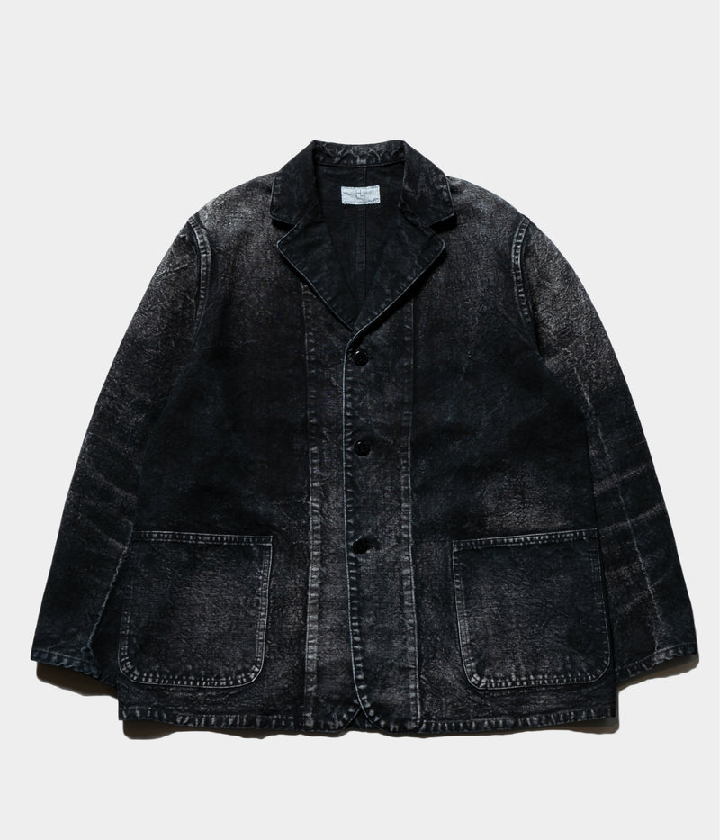 【未使用】HERILL☆ジャケット　襟レザー☆3☆黒☆26ss HERILL 26SS 