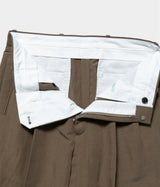 A.PRESSE 2026 Style1 "Linen Rayon Wide Trousers"